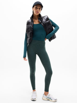 Legging Talle Alto con Tejido Jaspeado