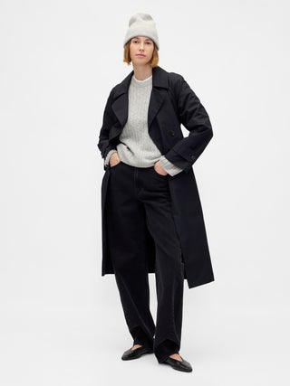 Sudadera Cuello Redondo de Punto Trenzado