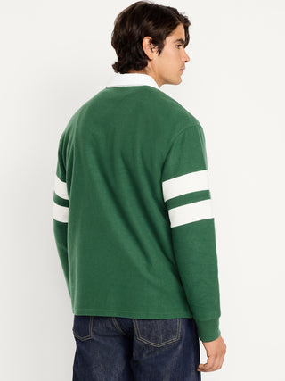 Polo Manga Larga con Diseño Rayas