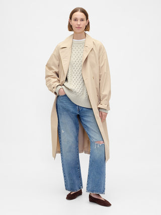 Sudadera Oversize con Tejido Trenzado