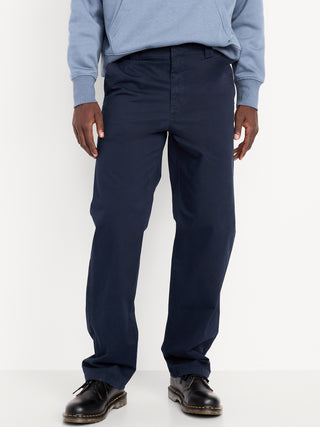 Pantalón Talle Alto con Bolsillos de Algodón