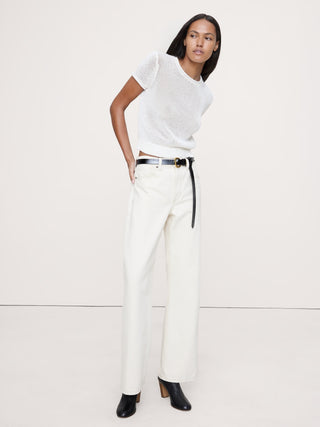 Sudadera Manga Corta de Lino