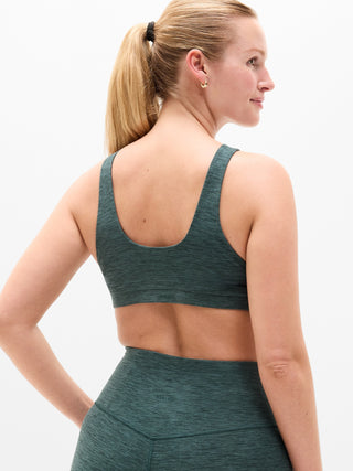 Sujetador Deportivo con Tejido Jaspeado