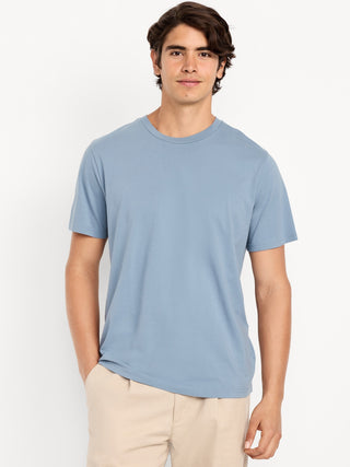 Camiseta Manga Corta Cuello Redondo de Algodón