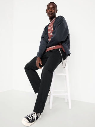 Pantalón Talle Alto con Bolsillos de Algodón