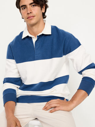 Polo Manga Larga con Diseño Rayas