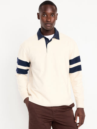 Polo Manga Larga con Diseño Rayas