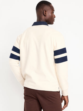 Polo Manga Larga con Diseño Rayas