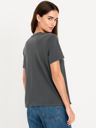 Camiseta Manga Corta con Detalle Logo