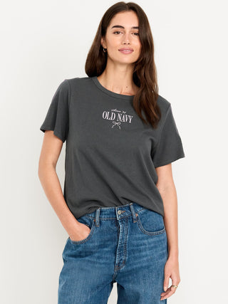 Camiseta Manga Corta con Detalle Logo