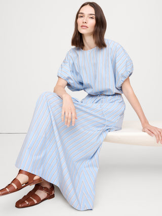 Enagua Larga de Algodón con Estampado