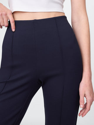 Pantalón Capri Talle Alto con Cintura Elástica