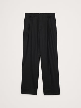 Pantalón de Vestir con Detalle Plisado