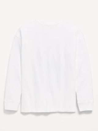 Camiseta Manga Larga con Gráfico, Niño