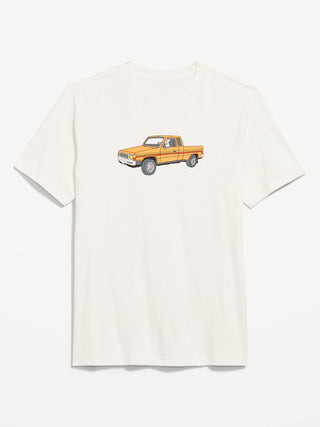 Camiseta Manga Corta con Gráfico, Hombre