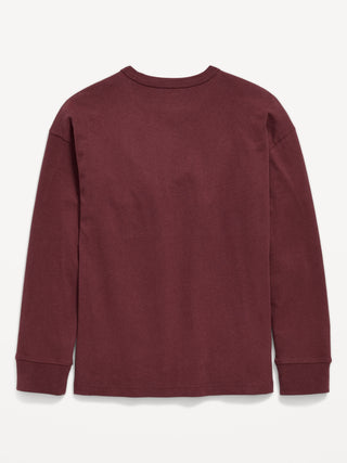 Camiseta Manga Larga con Gráfico, Niño