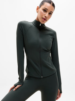 Salutation Chaqueta Deportiva con Zipper y Bolsillos