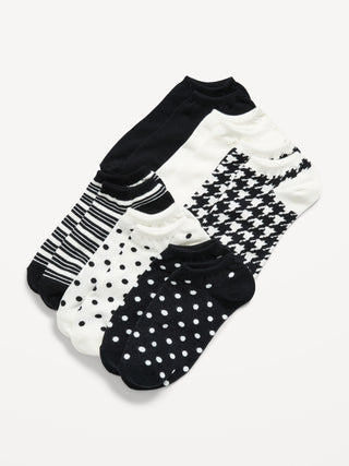 Paquete de 6 Calcetines con Estampado, Mujer