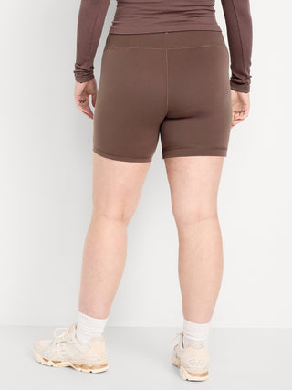 Short Deportivo Talle Alto con Cintura Elástica