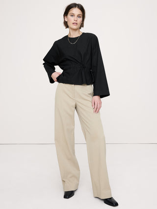 Camisa Manga Larga Oversize Detalle Botones