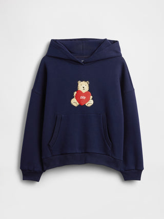 Sudadera Cuello Redondo con Oso Brannan Bordado, Niña