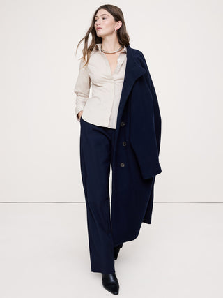 Camisa Manga Larga con Detalle Corsé