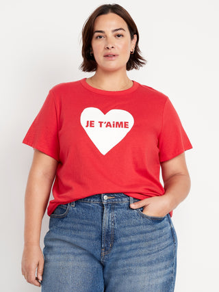 Camiseta Manga Corta con Detalle Gráfico