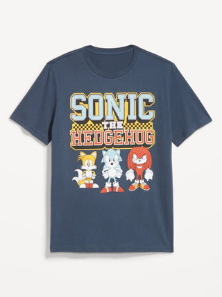 Camiseta Manga Corta con Gráfico  Sonic The Hedgehog, Hombre