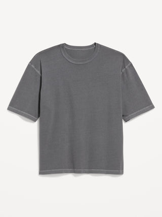 Camiseta Oversized Manga Corta de Algodón