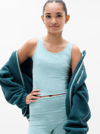 Sujetador Largo Cuello Redondo con Espalda Abierta