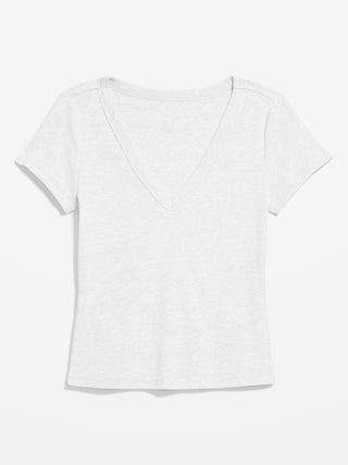 Fitted Short Sleeve Cotton T-Shirt