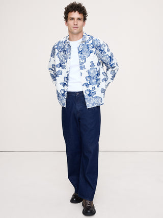 Camisa Manga Larga con Estampado