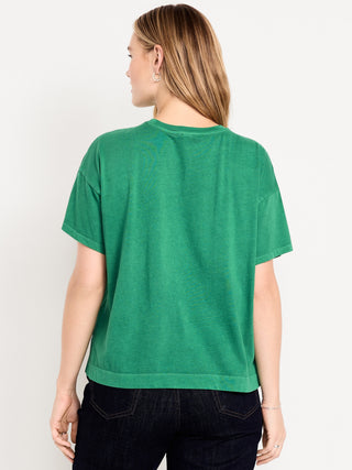 Camiseta Manga Corta de Algodón