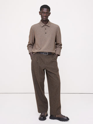 Polo Manga Larga con Botones