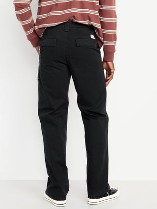 Pantalón Talle Alto con Bolsillos de Algodón