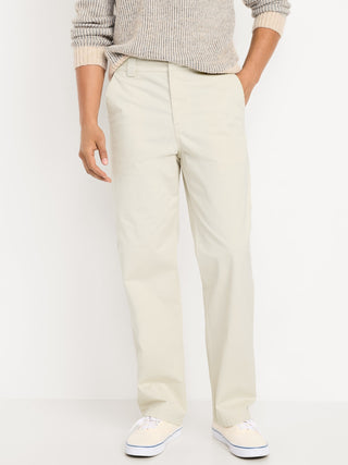 Pantalón Talle Alto con Bolsillos de Algodón