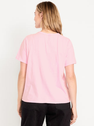 Camiseta Manga Corta con Detalle Gráfico