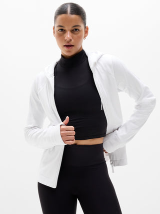 Chaqueta con cremallera completa y forro polar imparable.