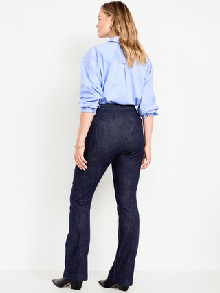 Pantalones acampanados Pixie de cintura alta.