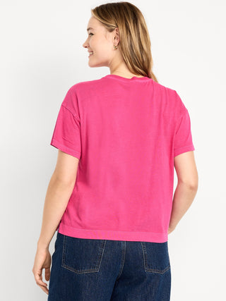 Camiseta Manga Corta de Algodón