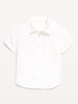Short-Sleeve Oxford Shirt for Toddler Boys.