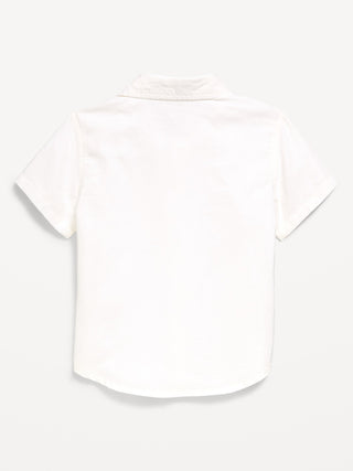 Short-Sleeve Oxford Shirt for Toddler Boys.