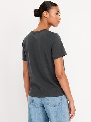 Camiseta Manga Corta con Detalle Gráfico