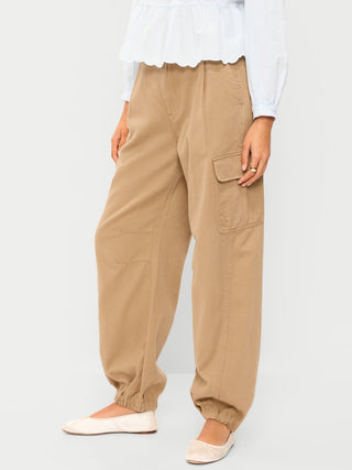 Pantalones cargo de sarga.