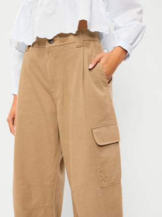 Pantalones cargo de sarga.