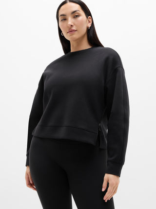 Form Knit Crew Sweatshirt.