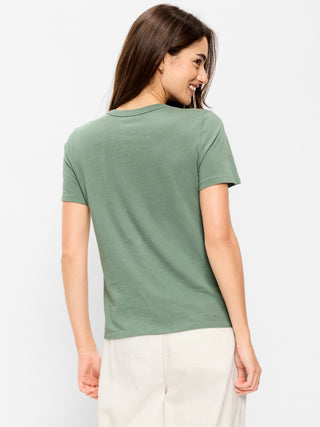 Camiseta Manga Corta de Algodón