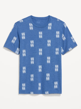 Camiseta Manga Corta de Algodón con Estampado