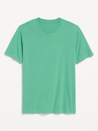 Camiseta Manga Corta Cuello Redondo de Algodón