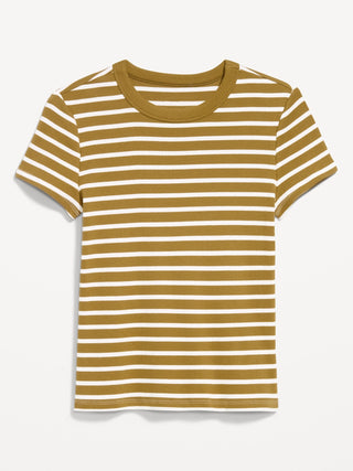 Camiseta Manga Corta Estampado Rayas